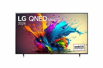 טלוויזיה חכמה 65 אינץ' 4K UHD אל ג'י LG דגם 65QNED90T6A דגם 2024