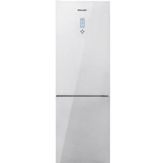 מקרר מקפיא תחתון - 327 ליטר DeLonghi DLRGW383REU זכוכית לבנה