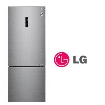 מקרר מקפיא ,תחתון 462 ליטר LG אל ג'י כסוף דגם - GR-B479BF