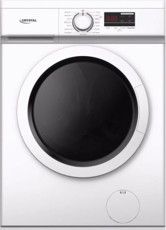 מכונת כביסה פתח חזית 7 ק''ג 1200 סל''ד Crystal MW1207 - צבע לבן