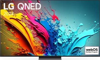 טלוויזיה חכמה 86 אינץ' 4K UHD אל ג'י LG דגם - 86QNED86T6A דגם 2024