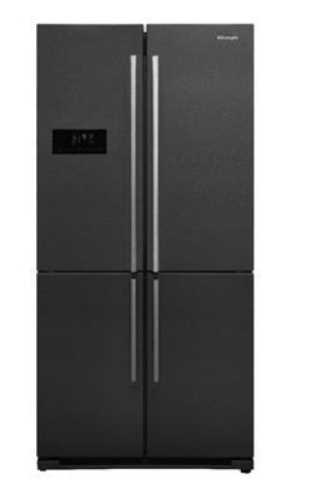 מקרר 4 דלתות Delonghi דגם DLR999DXEU נירוסטה מושחרת דלונגי