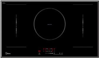 כיריים אינדוקציה 90 ס"מ עם משטח גמיש MIDEA דגם MC-IV10241D2CCA