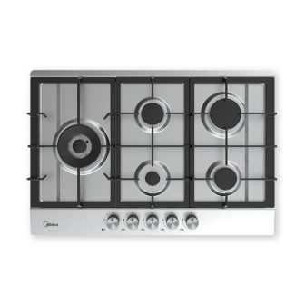 כיריים גז 5 להבות 75 ס"מ Midea 75SP005-SS נירוסטה מידאה