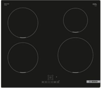 כיריים אינדוקציה 4 אזורי בישול 60 ס''מ Bosch Serie 4 PIE611BB5E Touchselect - תלת פאזי