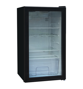 מקרר ויטרינה מסחרי 93 ליטר DE-FROST שחור דגם FJ-V107TE