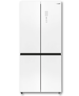 מקרר ‏539 ליטר Fujicom FJ-NF615W ‏4 דלתות מקפיא תחתון פוג’יקום | זכוכית לבנה