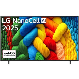 טלוויזיה חכמה 75" LG 4K NanoCell אל ג'י 75NANO80A6A