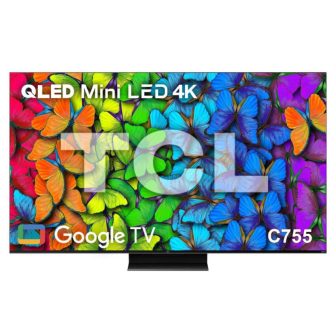 טלוויזיה חכמה 75" TCL QLED Mini Led טי.סי.אל דגם 75C755