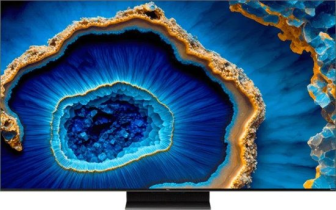 טלוויזיה חכמה TCL 50'' 4K UHD QLED Mini LED Google TV 50C755 עם מערכת סאונד Onkyo