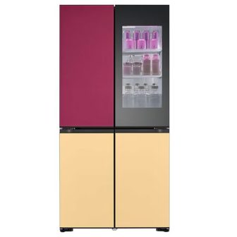 מקרר מקפיא תחתון 4 דלתות LG אל ג'י דגם - R-4D760MDUP