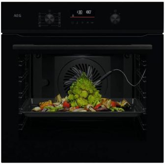 תנור בנוי פירוליטי 71 ליטר AEG ABS65421B SurroundCook שחור