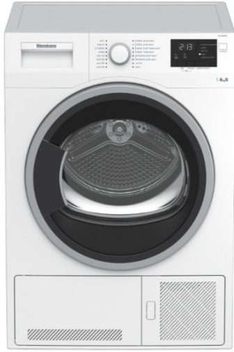 מייבש כביסה פתח חזית עם מעבה 9 ק''ג Blomberg TGU592WRX - צבע לבן