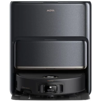 שואב אבק רובוטי כולל תחנת עגינה MOVA מובה דגם Z60 ULTRA ROLLER בצבע שחור