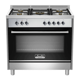 תנור משולב כיריים דגם SOC9055IX בצבע נירוסטה מבית sauter