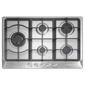 כיריים גז - 5 להבות Sauter דגם SHE7250IX נירוסטה