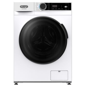 מכונת כביסה פתח חזית 7 ק״ג 1400 סל״ד Delonghi DLWM795AW – Inverter Steam