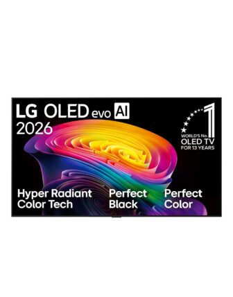 טלוויזיה חכמה LG 83 אינץ׳ OLED evo AI C6 4K – דגם OLED83C66LA
