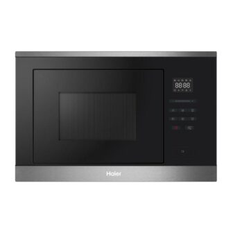 מיקרוגל בנוי Haier דגם HBMW28GBX בגימור שחור ונירוסטה