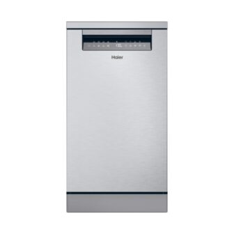 מדיח כלים צר Haier דגם XF0C3TB0FX ל-10 מערכות כלים בגימור נירוסטה