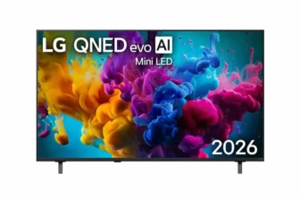 טלוויזיה חכמה QNED evo MiniLED AI LG 55QNED8MB6T – מבט מלפנים