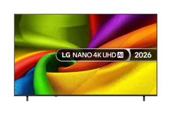 טלוויזיה חכמה LG NANO 4K UHD 85NU850B6LA בגודל 85 אינץ – מבט קדמי